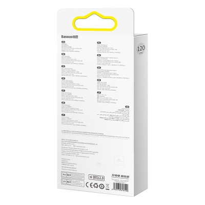 Кабель USB BASEUS Flash Series Ⅱ One-for-three, USB - Lightning+MicroUSB+Type-C, 6A, 1,2м, черный Кабель USB BASEUS Flash Series Ⅱ One-for-three, USB - Lightning+MicroUSB+Type-C, 6A, 1,2м, черный