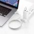 Кабель USB-C BASEUS High Density Braided, Type-C - Type-C, 5A, 1 м, белый Кабель USB-C BASEUS High Density Braided, Type-C - Type-C, 5A, 1 м, белый