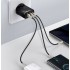 Зарядное устройство BASEUS Compact Quick Charger 2*USB+USB-C, 3A, 30W, черный Зарядное устройство BASEUS Compact Quick Charger 2*USB+USB-C, 3A, 30W, черный