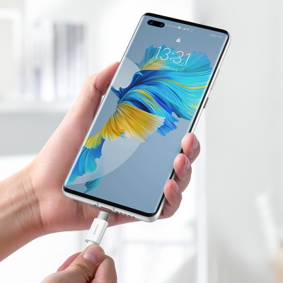 Кабель USB BASEUS Superior Series Fast Charging, USB - Type-C, 6A, 1 м, белый Кабель USB BASEUS Superior Series Fast Charging, USB - Type-C, 6A, 1 м, белый