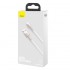 Кабель USB BASEUS Cafule Series Metal, USB - Lightning, 2.4А, 2 м, белый Кабель USB BASEUS Cafule Series Metal, USB - Lightning, 2.4А, 2 м, белый