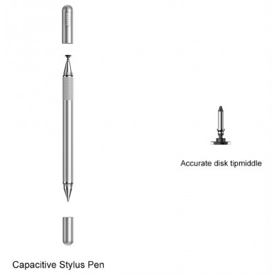 Стилус BASEUS Golden Cudgel, серебряный Стилус BASEUS Golden Cudgel, серебряный