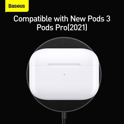 Беспроводное зарядное устройство BASEUS Simple Mini2 для iPhone 12/13, 15W, черный Беспроводное зарядное устройство BASEUS Simple Mini2 для iPhone 12/13, 15W, черный