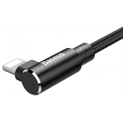 Кабель USB BASEUS MVP Elbow Type, USB - Lightning, 1.5А, 2 м, черный, угловой Кабель USB BASEUS MVP Elbow Type, USB - Lightning, 1.5А, 2 м, черный, угловой