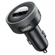FM - Трансмиттер BASEUS Enjoy Car Wireless MP3, 2*USB, 3.4A, 17 Вт, черный, с дисплеем