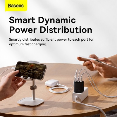 Зарядное устройство BASEUS Compact Charger 3U 3*USB, 3.4A, 17W, черный Зарядное устройство BASEUS Compact Charger 3U 3*USB, 3.4A, 17W, черный