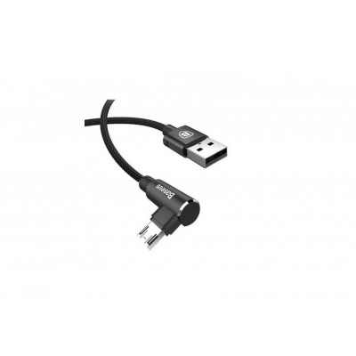 Кабель USB BASEUS MVP Elbow Type, USB - MicroUSB, 2А, 1 м, черный, угловой Кабель USB BASEUS MVP Elbow Type, USB - MicroUSB, 2А, 1 м, черный, угловой