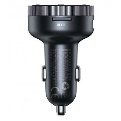 FM - Трансмиттер BASEUS Enjoy Car Wireless MP3, 2*USB, 3.4A, 17 Вт, черный, с дисплеем FM - Трансмиттер BASEUS Enjoy Car Wireless MP3, 2*USB, 3.4A, 17 Вт, черный, с дисплеем