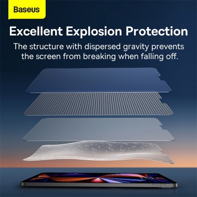 Защитная пленка BASEUS SGBL021402 для iPad Mini (2021) 8.3, 0.3mm, прозрачный Защитная пленка BASEUS SGBL021402 для iPad Mini (2021) 8.3, 0.3mm, прозрачный