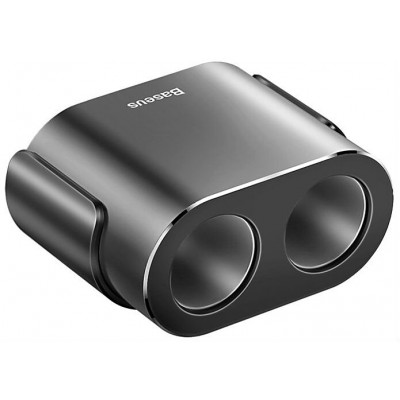 Автомобильное зарядное устройство BASEUS High Efficiency, 2*USB + разветвитель 2*прикуриватель, 3.1A, 100 Вт, черный Автомобильное зарядное устройство BASEUS High Efficiency, 2*USB + разветвитель 2*прикуриватель, 3.1A, 100 Вт, черный
