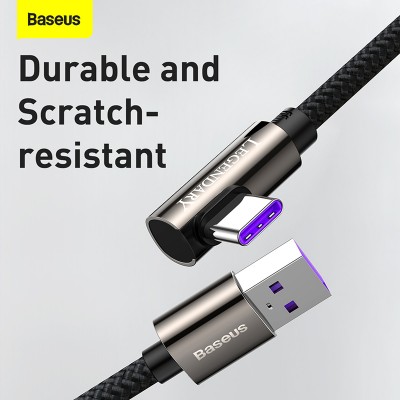 Кабель USB BASEUS Legend Series Elbow, USB - Type-C, 66W, 1 м, черный Кабель USB BASEUS Legend Series Elbow, USB - Type-C, 66W, 1 м, черный
