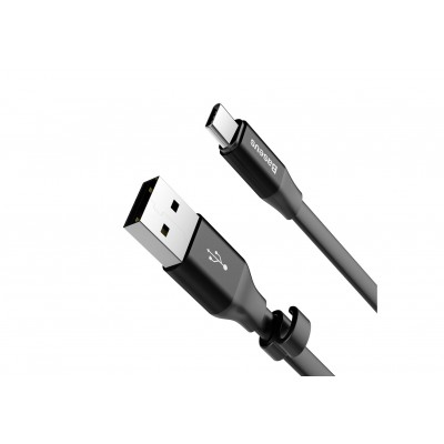 Кабель USB BASEUS Nimble Portable, USB - Type-C, 2А, 23 см, черный Кабель USB BASEUS Nimble Portable, USB - Type-C, 2А, 23 см, черный
