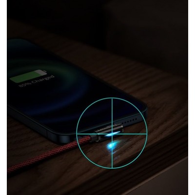 Кабель USB BASEUS Legend Series Elbow, USB - Lightning, 2.4А, 2 м, красный Кабель USB BASEUS Legend Series Elbow, USB - Lightning, 2.4А, 2 м, красный