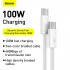 Кабель USB-C BASEUS Dynamic Series Fast Charging, Type-C - Type-C, 5A, 100W, 1 м, белый Кабель USB-C BASEUS Dynamic Series Fast Charging, Type-C - Type-C, 5A, 100W, 1 м, белый