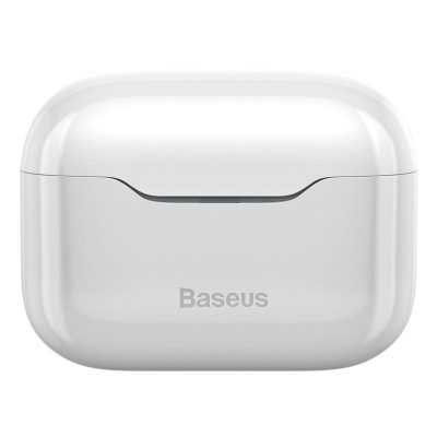Беспроводные наушники BASEUS SIMU S1, Bluetooth, 40 мАч, белый Беспроводные наушники BASEUS SIMU S1, Bluetooth, 40 мАч, белый