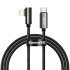 Кабель USB-C BASEUS Legend Series Elbow, Type-C - Lightning, 20W, 1 м, черный Кабель USB-C BASEUS Legend Series Elbow, Type-C - Lightning, 20W, 1 м, черный