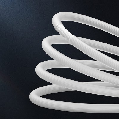 Кабель USB BASEUS CoolPlay Series Fast Charging, USB - Lightning, 2.4А, 2 м, белый Кабель USB BASEUS CoolPlay Series Fast Charging, USB - Lightning, 2.4А, 2 м, белый