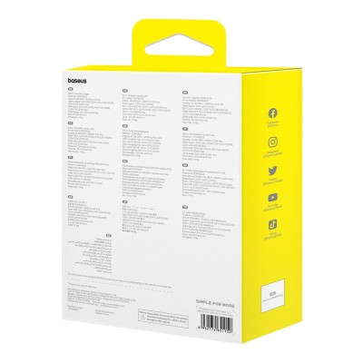 Зарядное устройство BASEUS Cube Fast Charger USB+Type-C, 20W, черный Зарядное устройство BASEUS Cube Fast Charger USB+Type-C, 20W, черный