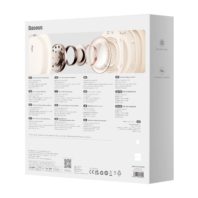Беспроводные наушники BASEUS Bowie D05, кремовый Беспроводные наушники BASEUS Bowie D05, кремовый