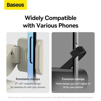 Автомобильный держатель BASEUS Stable Gravitational Lite (Air Outlet Version), кремовый, на воздуховод Автомобильный держатель BASEUS Stable Gravitational Lite (Air Outlet Version), кремовый, на воздуховод