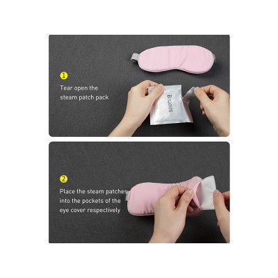 Маска для сна BASEUS Thermal Series, розовый Маска для сна BASEUS Thermal Series, розовый