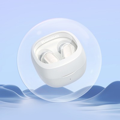 Беспроводные наушники BASEUS WM02, Bluetooth, 40 мАч, белый Беспроводные наушники BASEUS WM02, Bluetooth, 40 мАч, белый