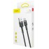 Кабель USB BASEUS Cafule, USB - Type-C, 2А, 2 м, серый+черный Кабель USB BASEUS Cafule, USB - Type-C, 2А, 2 м, серый+черный