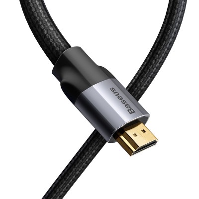 Кабель HDMI BASEUS Enjoyment Series, 4KHD - 4KHD, 0,75 м, черный Кабель HDMI BASEUS Enjoyment Series, 4KHD - 4KHD, 0,75 м, черный