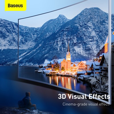 Кабель HDMI BASEUS High Definition (Zinc alloy), HDMI 8K- HDMI 8K, 3 м, черный Кабель HDMI BASEUS High Definition (Zinc alloy), HDMI 8K- HDMI 8K, 3 м, черный