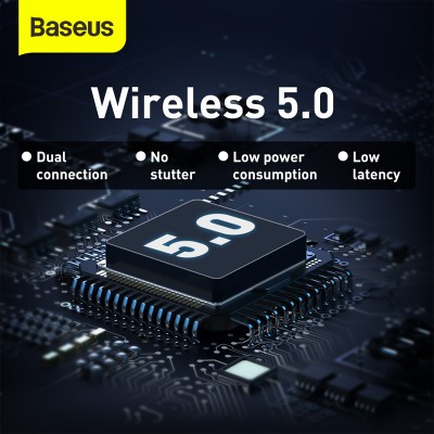 Беспроводные наушники BASEUS Encok WM01, Bluetooth, 40 мАч, розовый, Type-C Беспроводные наушники BASEUS Encok WM01, Bluetooth, 40 мАч, розовый, Type-C