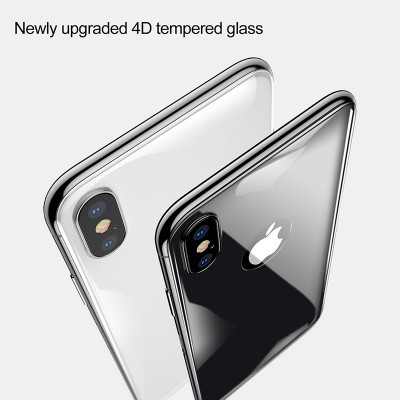 Защитное стекло BASEUS SGAPIPHX-4D0G для iPhone X, 0.3mm, заднее, серый Защитное стекло BASEUS SGAPIPHX-4D0G для iPhone X, 0.3mm, заднее, серый