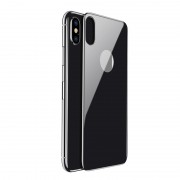 Защитное стекло BASEUS SGAPIPHX-4D0G для iPhone X, 0.3mm, заднее, серый