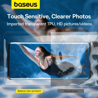 Водонепроницаемая сумка BASEUS Cylinder Slide-cover, черный Водонепроницаемая сумка BASEUS Cylinder Slide-cover, черный