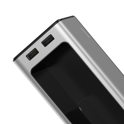 Автомобильный органайзер BASEUS Deluxe, 2*USB + 1 отсек + подстаканник, черный Автомобильный органайзер BASEUS Deluxe, 2*USB + 1 отсек + подстаканник, черный