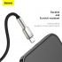 Кабель USB BASEUS Cafule Series Metal, USB - Lightning, 2.4А, 1 м, черный Кабель USB BASEUS Cafule Series Metal, USB - Lightning, 2.4А, 1 м, черный