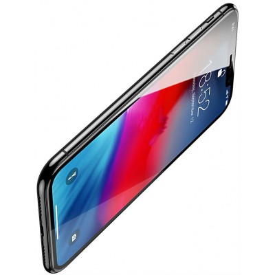 Защитное стекло BASEUS SGAPIPH61-TZ01 для iPhone XR, 0.3mm, Комплект, прозрачный+черная рамка Защитное стекло BASEUS SGAPIPH61-TZ01 для iPhone XR, 0.3mm, Комплект, прозрачный+черная рамка