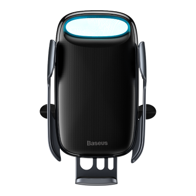 Автомобильный держатель BASEUS Aurora Electric Holder, с беспроводной зарядкой, 2A, 15W, черный, на воздуховод Автомобильный держатель BASEUS Aurora Electric Holder, с беспроводной зарядкой, 2A, 15W, черный, на воздуховод