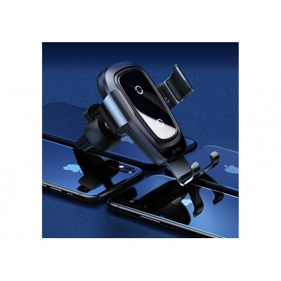 Автомобильный держатель BASEUS Air Outlet, с беспроводной зарядкой, 2A, 10W, тусклый, на воздуховод Автомобильный держатель BASEUS Air Outlet, с беспроводной зарядкой, 2A, 10W, тусклый, на воздуховод