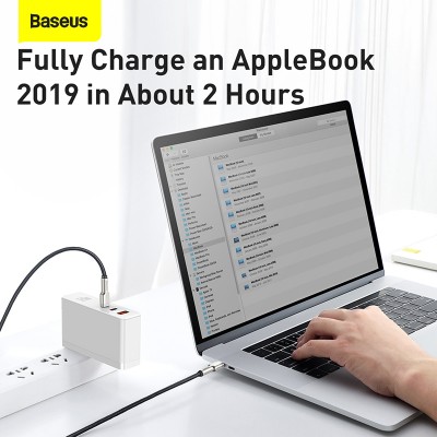 Кабель USB-C BASEUS Cafule Series Metal, Type-C - Type-C, 5A, 100W, 2 м, черный Кабель USB-C BASEUS Cafule Series Metal, Type-C - Type-C, 5A, 100W, 2 м, черный