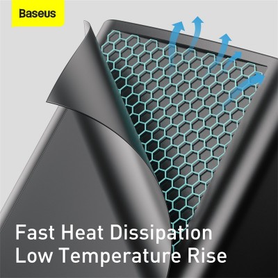 Зарядное устройство BASEUS GaN2 lite USB+USB-C, 3A, 65W, черный Зарядное устройство BASEUS GaN2 lite USB+USB-C, 3A, 65W, черный