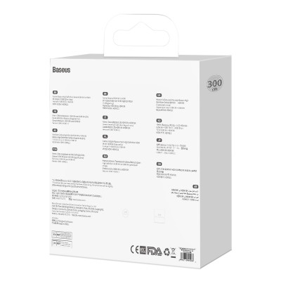 Кабель HDMI BASEUS High Definition (Zinc alloy), HDMI 8K- HDMI 8K, 3 м, черный Кабель HDMI BASEUS High Definition (Zinc alloy), HDMI 8K- HDMI 8K, 3 м, черный