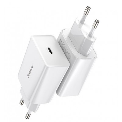 Зарядное устройство BASEUS Speed Mini USB-C, 3A, белый, 20W Зарядное устройство BASEUS Speed Mini USB-C, 3A, белый, 20W