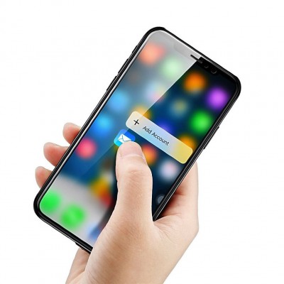 Защитное стекло BASEUS SGAPIPH61-TZ01 для iPhone XR, 0.3mm, Комплект, прозрачный+черная рамка Защитное стекло BASEUS SGAPIPH61-TZ01 для iPhone XR, 0.3mm, Комплект, прозрачный+черная рамка
