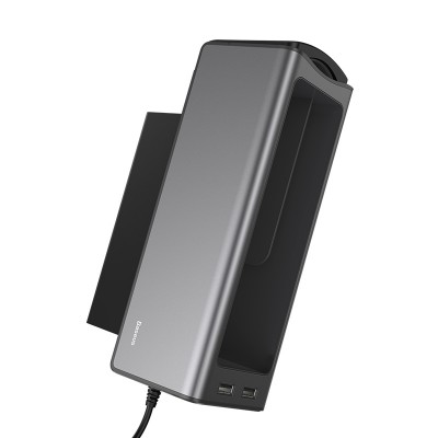 Автомобильный органайзер BASEUS Deluxe, 2*USB + 1 отсек + подстаканник, черный Автомобильный органайзер BASEUS Deluxe, 2*USB + 1 отсек + подстаканник, черный