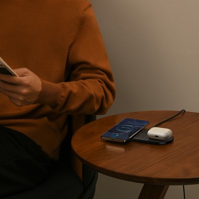 Беспроводное зарядное устройство BASEUS Digital LED Display 2in1 Wireless Charger 20W Universal version, 2A, 20W, черный Беспроводное зарядное устройство BASEUS Digital LED Display 2in1 Wireless Charger 20W Universal version, 2A, 20W, черный