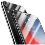 Защитное стекло BASEUS SGAPIPH61-TZ01 для iPhone XR, 0.3mm, Комплект, прозрачный+черная рамка
