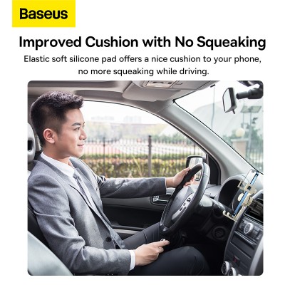 Автомобильный держатель BASEUS Stable Gravitational Lite (Air Outlet Version), кремовый, на воздуховод Автомобильный держатель BASEUS Stable Gravitational Lite (Air Outlet Version), кремовый, на воздуховод