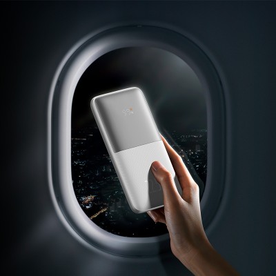 Портативный аккумулятор BASEUS Bipow Pro 22.5W, 3A, 10000 мА⋅ч, белый Портативный аккумулятор BASEUS Bipow Pro 22.5W, 3A, 10000 мА⋅ч, белый