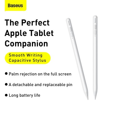 Стилус BASEUS Smooth Writing Capacitive, белый Стилус BASEUS Smooth Writing Capacitive, белый