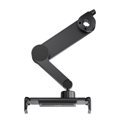 Автомобильный держатель BASEUS Fun Journey Backseat Lazy Bracket, черный, на подголовник Автомобильный держатель BASEUS Fun Journey Backseat Lazy Bracket, черный, на подголовник